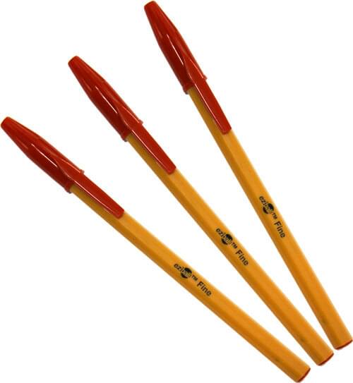 Eziball Ballpoint Pen Fine Red