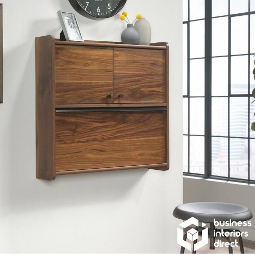 Home Office Wall Desk 714 x 160mm Grand Walnut