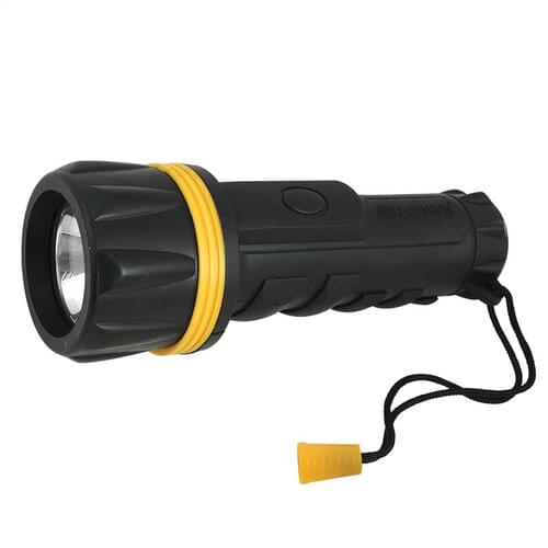 Lloytron Rubber Torch 2 x D Battery