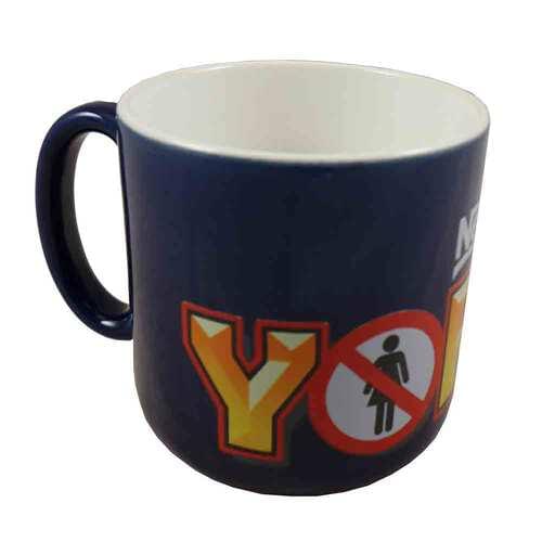 Large Yorkie Mens Mug 100mm x 100mm