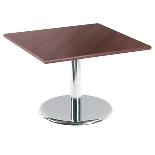 Coffee Table Square 700mm Diameter 25mm MFC Walnut