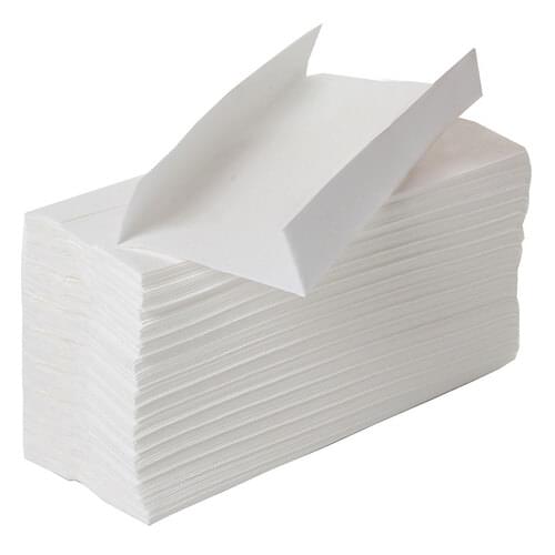 2 Ply C-Fold Hand Towel White 2400 Sheets (Pack 20 x 200)