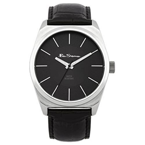 Ben Sherman Men's Quartz Watch Black Dial Analogue Display PU Strap