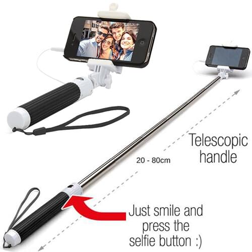 IGGI Pocket Selfie Stick with Cable