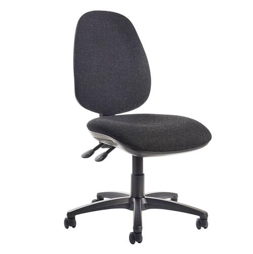 Operator Chair High Back 2 Lever No Arms Charcoal