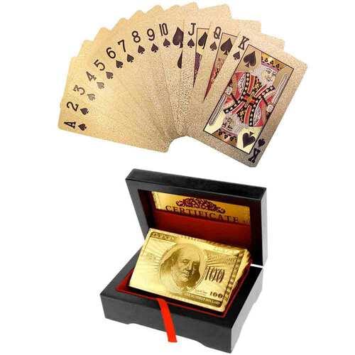 Premium Playing Cards 24K Gold