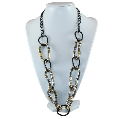 Modern Ultra-Stylish Multi-Coloured Metal Fashion Necklace 39