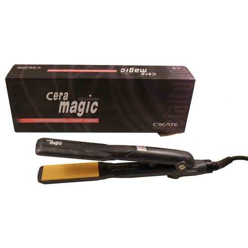 Cera Magic Hair Straightener Black / Yellow Plates