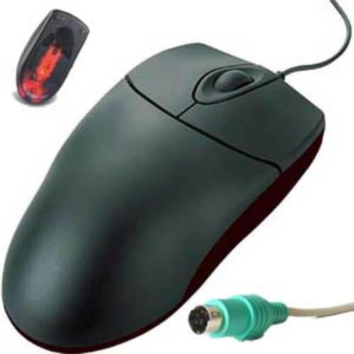 Optical PS/2 Computer Mouse Black