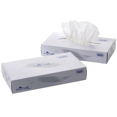 2 Ply White Facial Tissue Mansize 240 x 275mm 100 sheets