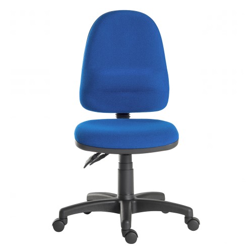 Operator Chair High Ergo Back 2 Lever Blue