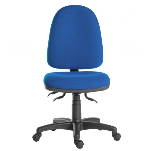 Operator Chair High Back 3 Lever Blue