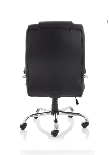Heavy Duty High Back Executive Chair Leather (35 Stone) Black