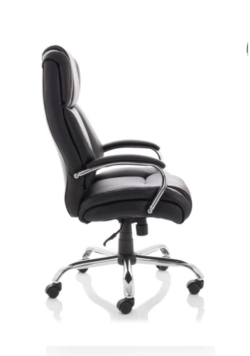 Heavy Duty High Back Executive Chair Leather (35 Stone) Black