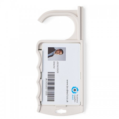 ID Badge Holder with Integrated Door Opener & Push Button Tool Pack 75