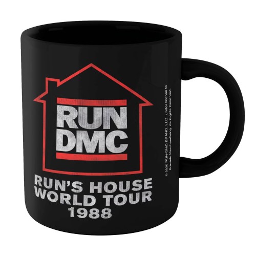 Ceramic Mug “RUN DMC on Tour” White on Black