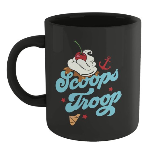 Ceramic Mug “Stranger Things Scoop Troop” Black