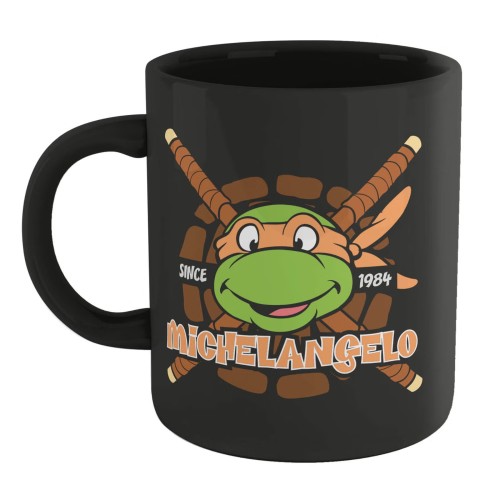 Ceramic Mug “TMNT Michaelangelo” Black