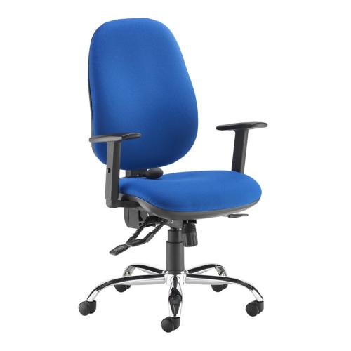 24hr Ergonomic Task Chair Asynchro Blue