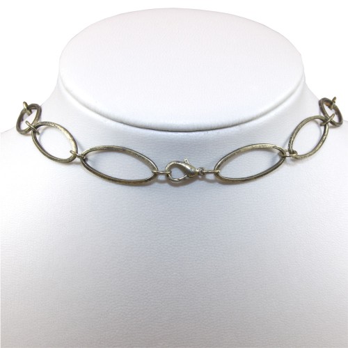 Modern Bronze Fashion Ring Knot Necklace 36