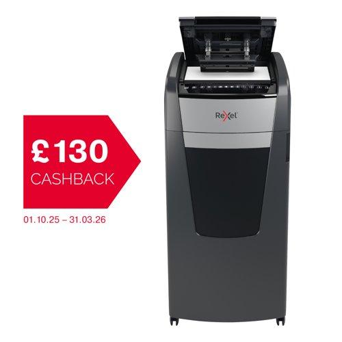 Rexel Optimum AutoFeed+ 600X Cross-Cut P-4 Shredder 2020600X