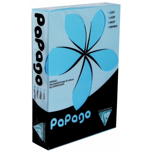 Papago Mid Mediterranean Blue Paper A4 80gsm (Single Ream)