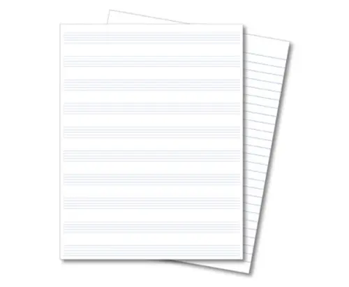 Oxford Music Exercise Book 9x7in 229x178mm Dark Blue Cover 48 Pages