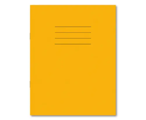 Exercise Book 9x7in 229x178mm 15mm Ruled Yellow Cover 48 Pages