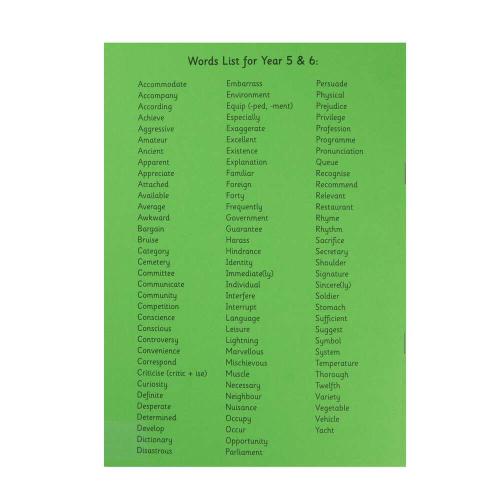 KS2 A5 Reading Record Book Green Cover 40 Pages