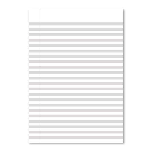 Handwriting Book A4 6mm Grey Shaded Ruling Yellow Cover 80 Pages