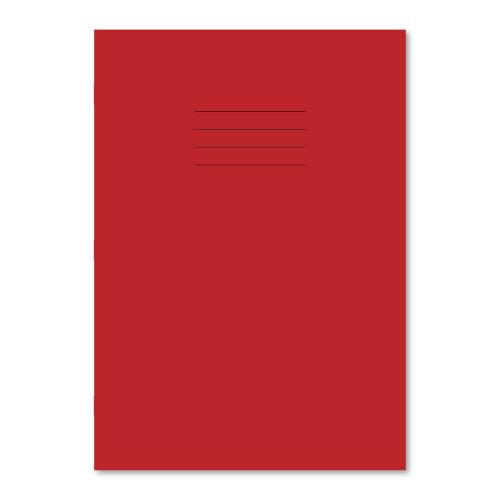 Handwriting Book A4 6mm Single Dash Line Red Cover 80 Pages