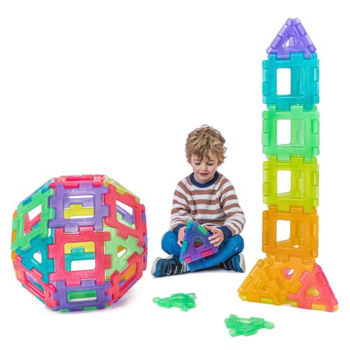 Translucent Giant Polydron Class Set