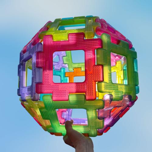 Translucent Giant Polydron Class Set