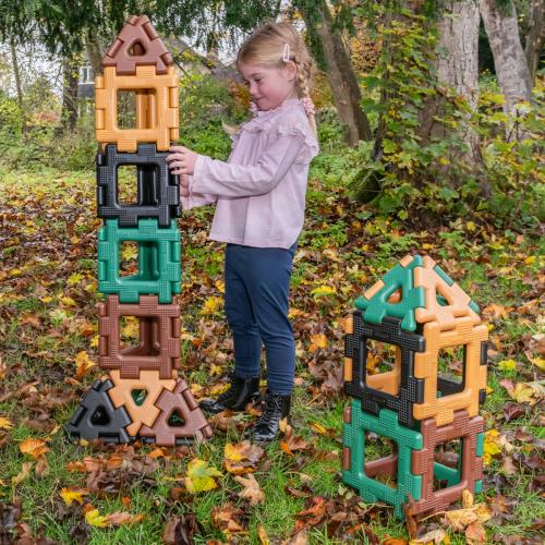 Natural Giant Polydron Set
