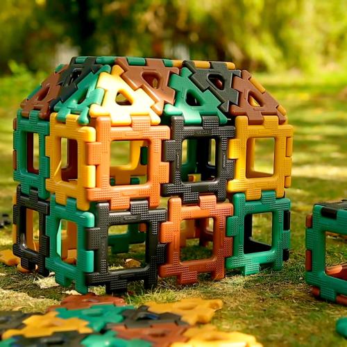Natural Giant Polydron Class Set