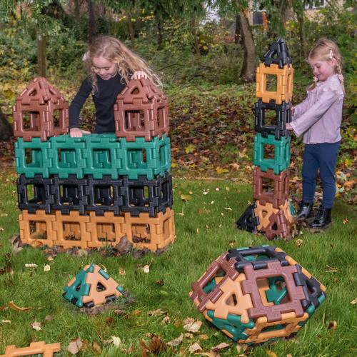 Natural Giant Polydron Super Value Set