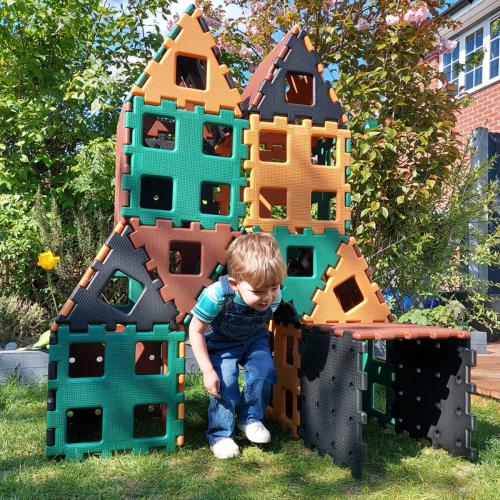 Natural XL Polydron Set 3