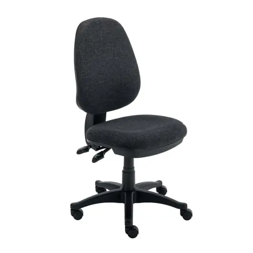 Value High Back Chair without Arms - Black