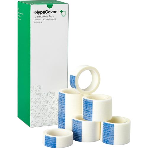 HypaCover Microporous Tape in Assorted Sizes (Pack of 6)