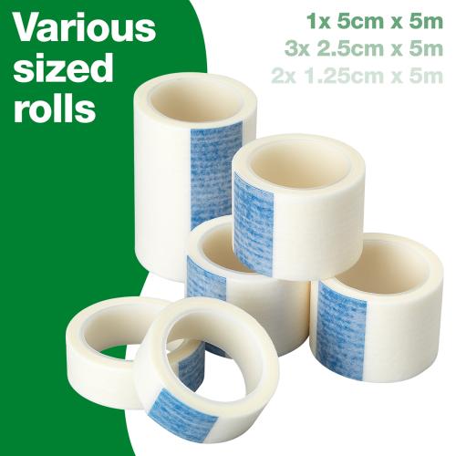 HypaCover Microporous Tape in Assorted Sizes (Pack of 6)