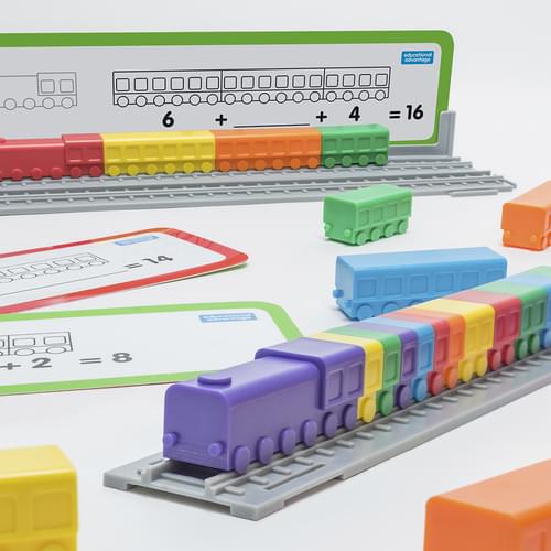 Linking Locomotives Counting Carriages Maths Activity Set
