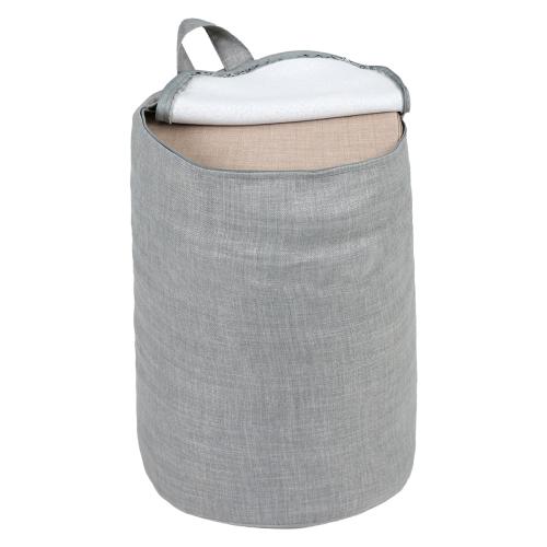 Set of 10 Woven Carry Cushions - Natural/Grey