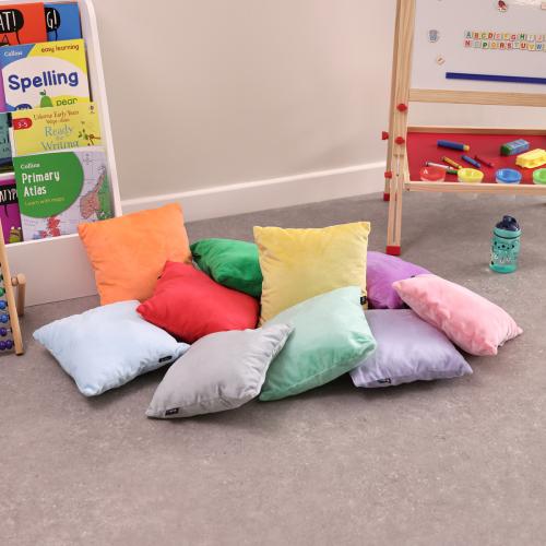 Set of 10 Sensory Soft Fleece Cushions