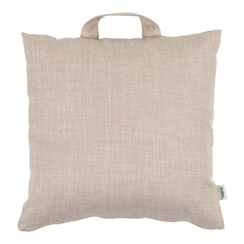 Set of 10 Woven Grab-and-Go Cushions - Natural/Grey