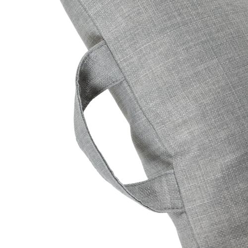 Set of 10 Woven Grab-and-Go Cushions - Natural/Grey