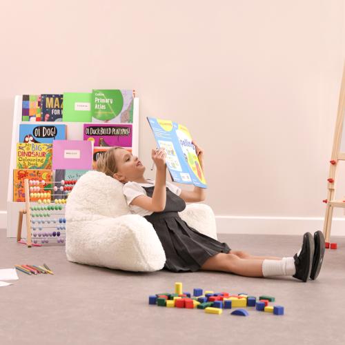 Teddy Bear Fleece Reading Pillow