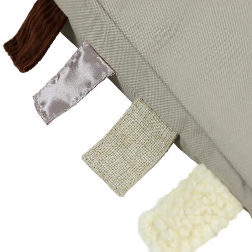 Sensory Touch Tags Wedge - Natural