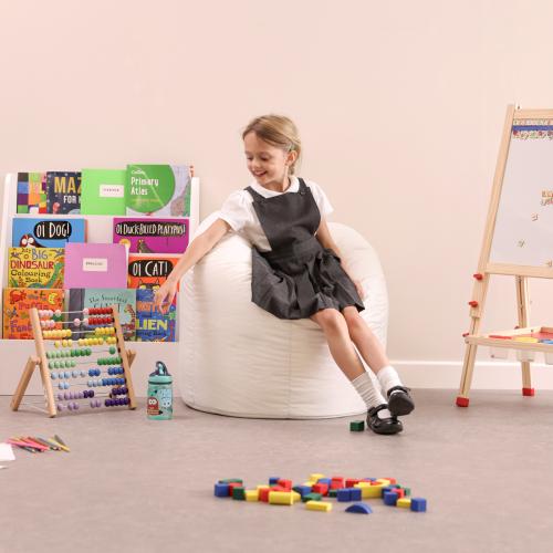 Sensory White Bean Bag