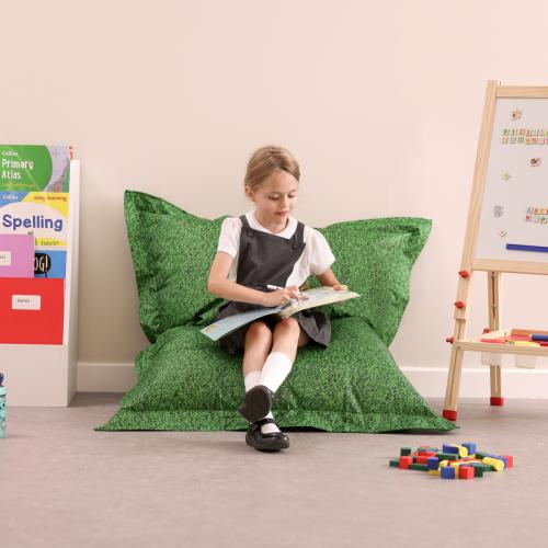 Grass Print Giant Floor Cushion Bean Bag 