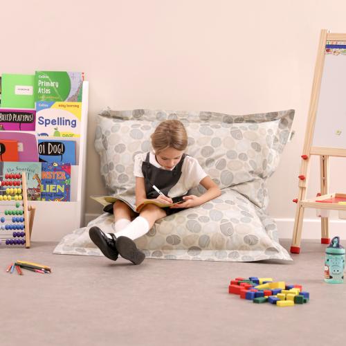 Pebbles Print Giant Floor Cushion Bean Bag 